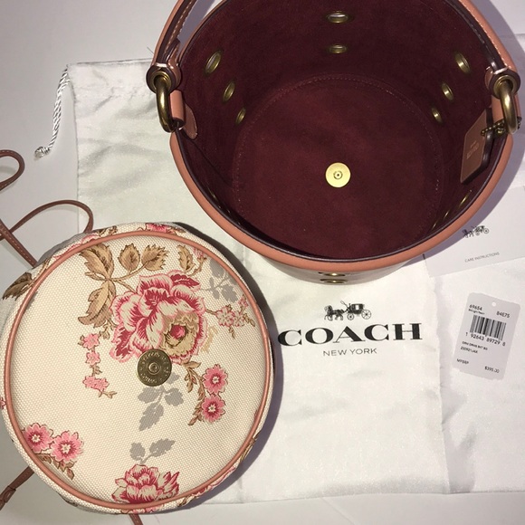Coach Bags Coach Grommet Drawstring Leather Bucket Bag Poshmark